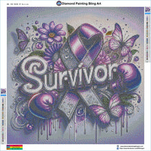 Load image into Gallery viewer, Survivor - Diamond Painting Bling Art
