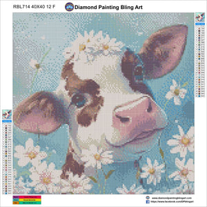 Sweet Thing Cow  Diamond Painting Bling Art