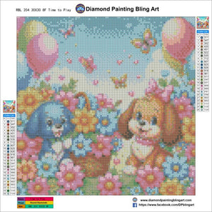 Time to Play - Diamond Painting Bling Art