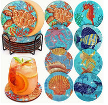 Load image into Gallery viewer, Under the Sea Coaster set - Diamond Painting Bling Art
