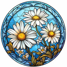 Cargar imagen en el visor de la galería, White Daisy Sticker Kit - Diamond Painting Bling Art
