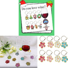 Load image into Gallery viewer, Wine Glass Markers - Diamond Painting Bling Art
