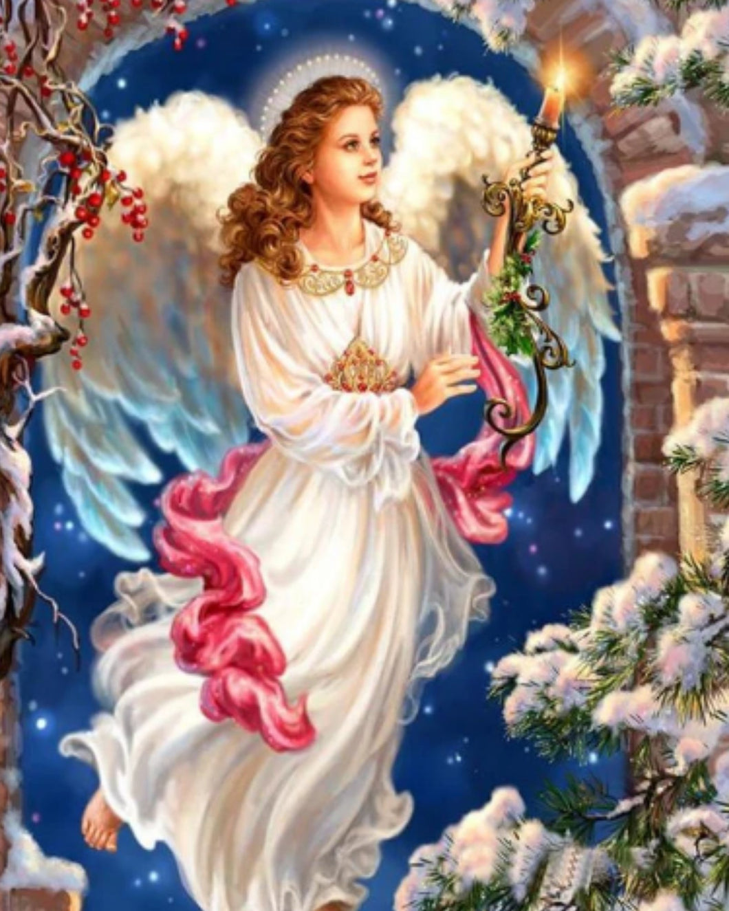 Winter Angel - Diamond Painting Bling Art