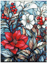 Cargar imagen en el visor de la galería, Winter Flowers - Diamond Painting Bling Art
