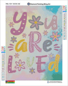You Are Loved - Diamond Painting Bling Art