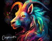 Load image into Gallery viewer, Zodiac Capricorn - the Goat - Diamond Painting Bling Art
