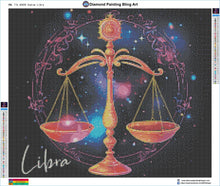Load image into Gallery viewer, Zodiac Libra-the Scales - Diamond Painting Bling Art

